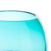 Accent Plus Fish Bowl Style Vase - Aqua Gradient 5 inches